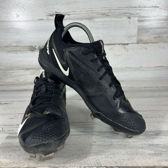 Nike‎ Lunar Vapor Men's Ultra Fly Pro Low Metal Black Baseball Cleats Size 8 - Picture 6 of 9